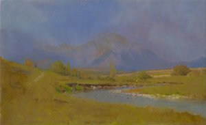 المناظر الطبيعية Podtatranská بعد أمطار الربيع ، 1878-1879 بواسطة Laszlo Mednyanszky