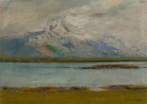 المناظر الطبيعية تاترا ، 1890-1895 بواسطة Laszlo Mednyanszky