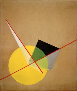 دائرة صفراء بواسطة Laszlo Moholy Nagy