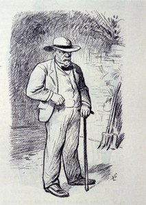 صورة لويس باستور (1822-1895) في ممتلكاته في Villeneuve-l