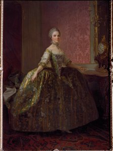 Portrait of Marie Louise (Marie-Louise) by Bourbon Parme (Bourbon-Parme) (1751-1819) Painting by Laurent Pecheux (1729-1821). Florence, Pitti Palace