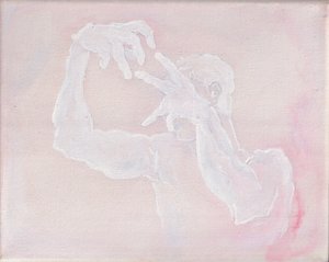 نحت، 2025 (أكريليك على قماش الكانفاس)