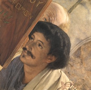 تشارلز ديشامب ، مع هنري والاس ، عام 1874 بواسطة لورنس ألما تاديما