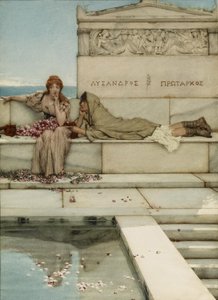 Xanthe و Phaon ، 1883 (مرحاض على ورق) بواسطة لورنس ألما تاديما