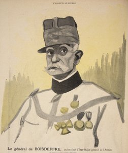 الجنرال Boisdeffre ، رئيس أركان الدفاع السابق ، رسم توضيحي من 