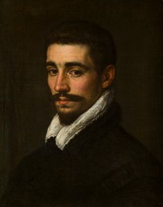 صورة لرجل ملتح مجهول ، حوالي 1577-1622 (زيت على قماش) بواسطة لياندرو دا بونتي باسانو