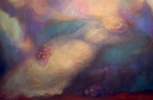 ظلال الخزامى، 2025 (زيت على قماش) بواسطة لي كامبل