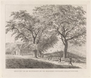 منظر من Blinkert منظر لـ Blinkert ، بالقرب من نزل يسمى Kraantje-Lek (العنوان على الكائن) مناظر بالقرب من هارلم (عنوان المسلسل)