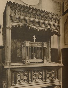 مصباح حرق دائم لصيانة Toc H في Allhallows ، Barking ، c1935. بواسطة لومير