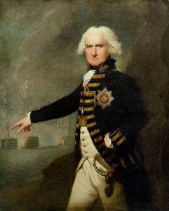 الأدميرال لورد بريدبورت (1727-1814) حوالي عام 1795 (زيت على قماش) بواسطة ليمويل فرانسيس أبوت