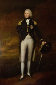 صورة للأدميرال فيكونت نيلسون (1758-1805) (زيت على قماش) بواسطة ليمويل فرانسيس أبوت