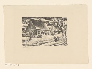 Altenberg (Ertsgebergte) (العنوان الأصلي على الكائن) بواسطة ليو جستل (توقيع الفنان)