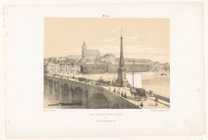 منظر لبلوا من الجسر جائزة Vue de Blois du pont (العنوان على الكائن) فرنسا المعاصرة (عنوان السلسلة) La France de nos jours (عنوان المسلسل) بواسطة يفسد