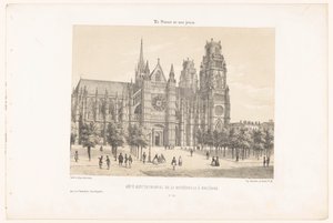 منظر لكاتدرائية أورليان (الجانب الشمالي) Côté septentrional de la cathédrale à Orléans (العنوان على الكائن) فرنسا المعاصرة (عنوان المسلسل) La France de nos jours (عنوان السلسلة على الكائن) بواسطة يفسد
