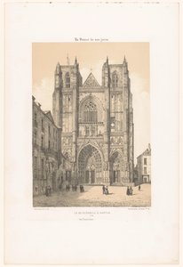 منظر لكاتدرائية القديس بطرس وسانت بول في نانت La cathédrale à Nantes (العنوان على الكائن) فرنسا المعاصرة (عنوان السلسلة) La France de nos jours (عنوان السلسلة على الكائن) بواسطة يفسد