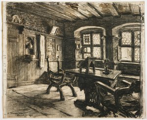 غرفة Durer في نورمبرغ ، 1896 بواسطة ليون أوغسطين ليرميت