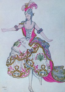 تصميم أزياء The Fairy Carnation ، من Sleeping Beauty بواسطة ليون باكست