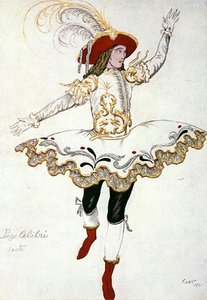 تصميم أزياء The Pageboy of the Fairy Humming Bird ، من Sleeping Beauty بواسطة ليون باكست