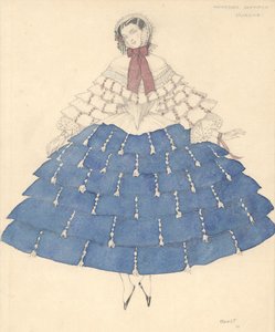 تصميم أزياء الباليه كرنفال بقلم ر. شومان ، 1910. بواسطة ليون باكست