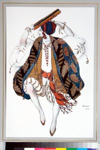 زي "راقص يهودي" من تصميم ليون باكست (1866-1924) لباليه "كليوباتري" لفرقة الباليه الروسية بواسطة ليون باكست