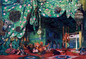 تعيين تصميم الباليه شهرزاد ، c1913