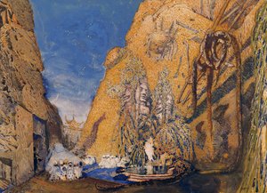 مجموعة المسرح لـ "Dieu Bleu" ، بقلم رينالدو هان (1845-1947) 1911 بواسطة ليون باكست