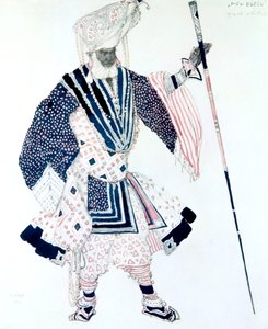 الكاهن الأعظم الكاهن ، تصميم زي الباليه ، 1911 بواسطة ليون باكست
