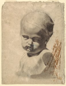 رسم، دراسة لتمثال نصفي لطفل (من قالب من الجبس)، 1881-92