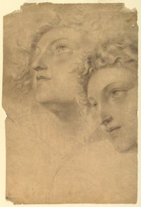 رسم، رأسان نسائيان، 1886-1882