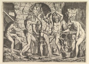 فينوس في فولكانز فورج ، 1546-47.