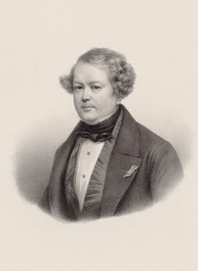 صورة للمؤلف أوغست ماتيو بانسرون 1796-1859 ، 1850. بواسطة ليون نويل