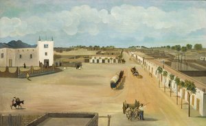 أولد ميسيلا بلازا ، كاليفورنيا. 1885-1886. بواسطة ليون تروسيت