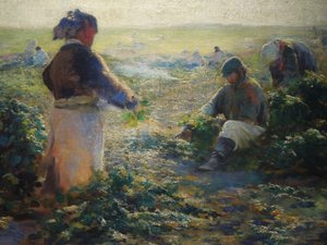 حفر البنجر أنا بواسطة ليون Wyczółkowski