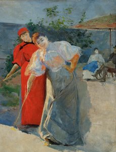 لعبة الكروكيه 1892-1895.