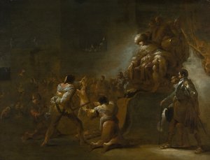 حكم سليمان ، 1640s. بواسطة ليونارد برامر