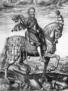 هنري الرابع (1553-1610) ملك فرنسي في 1589-1610 ، نقش بواسطة ليونارد غوتييه بواسطة ليونارد جوتييه