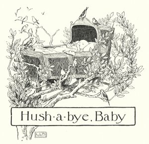 Hush-a-bye ، طفل ، على قمة الشجرة (نقش) بواسطة ليونارد ليزلي بروك