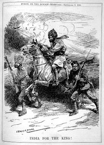الهند للملك! من مجلة "Punch" ، المجلد CXLVII ، ص 214 ، حانة. 9 سبتمبر بواسطة ليونارد رافين هيل