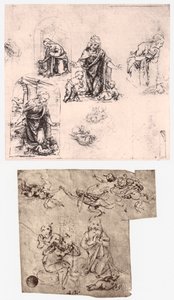 عشق الطفل ، c1483 بواسطة ليوناردو دا فينشي