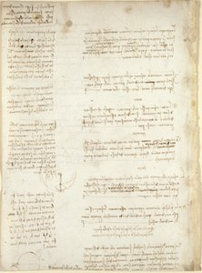 Arundel 263، f.151v ، ملاحظات ومخططات تقريبية من "Codex Arundel" (قلم حبر وحبر على ورق) بواسطة ليوناردو دا فينشي