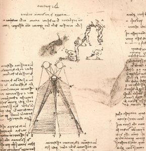 رسم تخطيطي يوضح نظرية الضوء والظل ومخططات الأشكال ، c1472-c1519 1883 بواسطة ليوناردو دا فينشي
