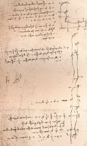 رسم يوضح نظرية نسب الشكل البشري ، c1472-c1519 1883 بواسطة ليوناردو دا فينشي