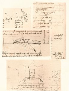 أربعة رسومات توضح ممارسة الرسم c1472-c1519 1883 بواسطة ليوناردو دا فينشي