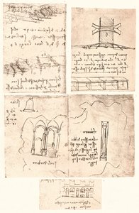 أربعة رسومات طبوغرافية ، c1472-c1519 1883 بواسطة ليوناردو دا فينشي