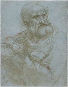 شخصية نصف طول الرسول ، 1493-1495 بواسطة ليوناردو دا فينشي