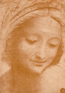 رأس امرأة ، القرن الخامس عشر ، 1932 بواسطة ليوناردو دا فينشي