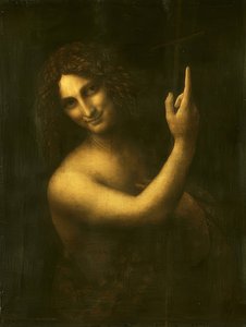 يوحنا المعمدان. 1513-16 بواسطة ليوناردو دا فينشي