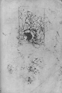 البكر مع يونيكورن ، c1478-1480 1945 بواسطة ليوناردو دا فينشي