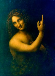 القديس يوحنا المعمدان ، 1513-1516 بواسطة ليوناردو دا فينشي