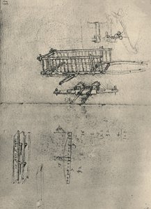 دراسات عربة ، إلخ ، c1480 1945 بواسطة ليوناردو دا فينشي